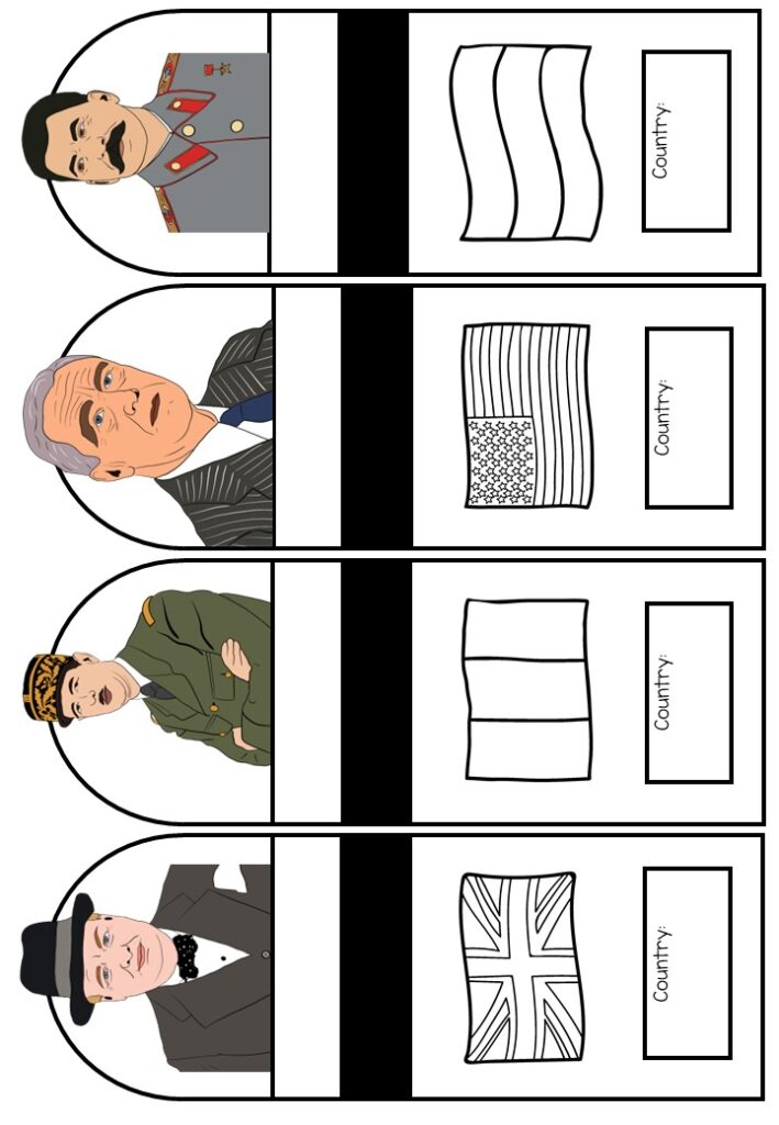 Interactive Notebook World Leaders of WW2
