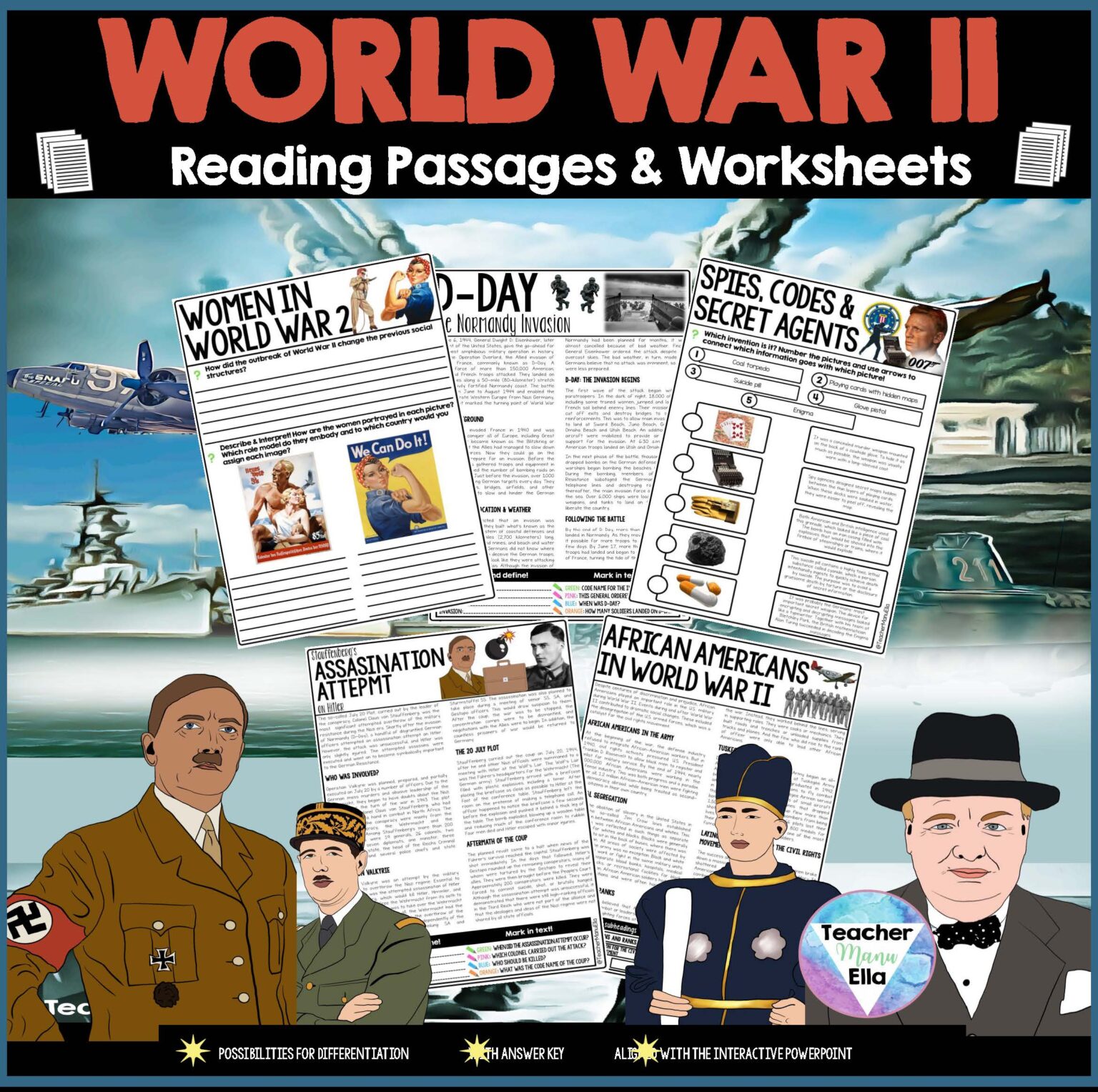 Free Modern World History Curriculum: World War 2 Lesson Plans, Ideas ...