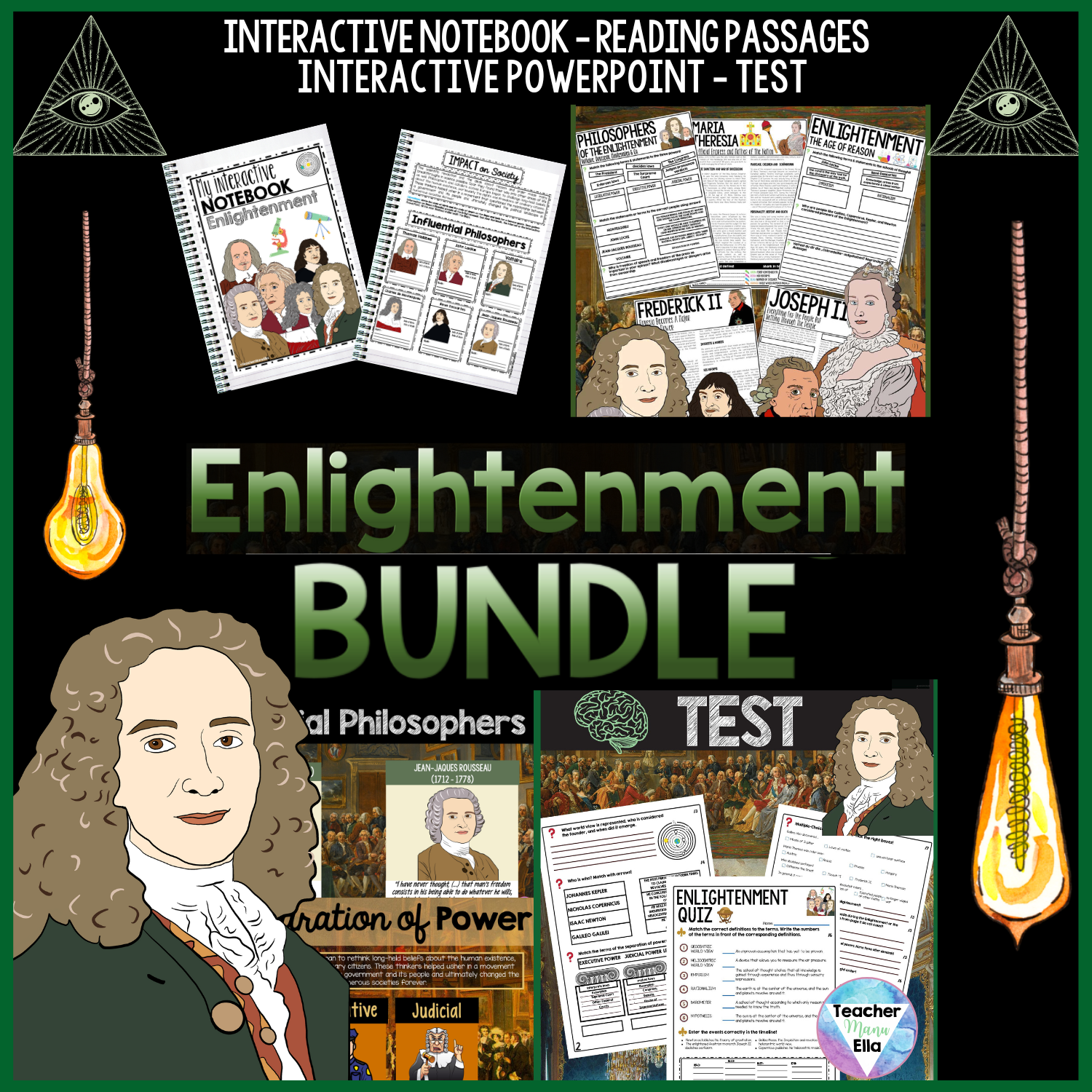 Enlightenment and the Scientific Revolution Unit Bundle - Teaching Resource by TeacherManuella