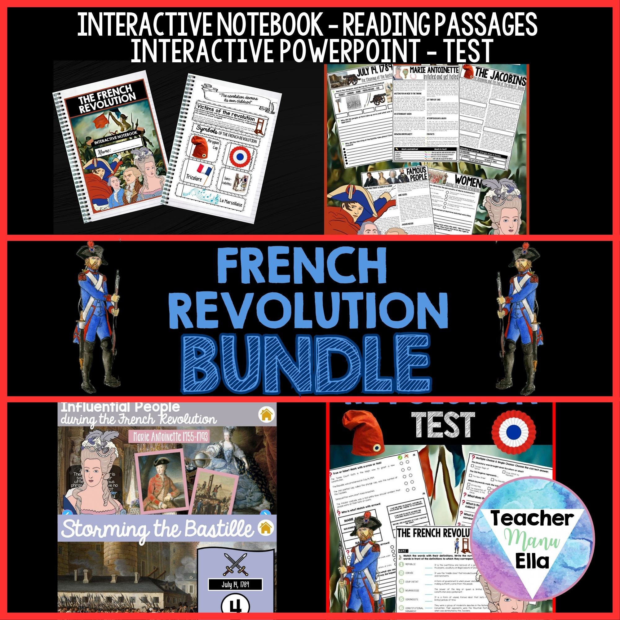 French Revolution Unit Bundle by Teachermanuella