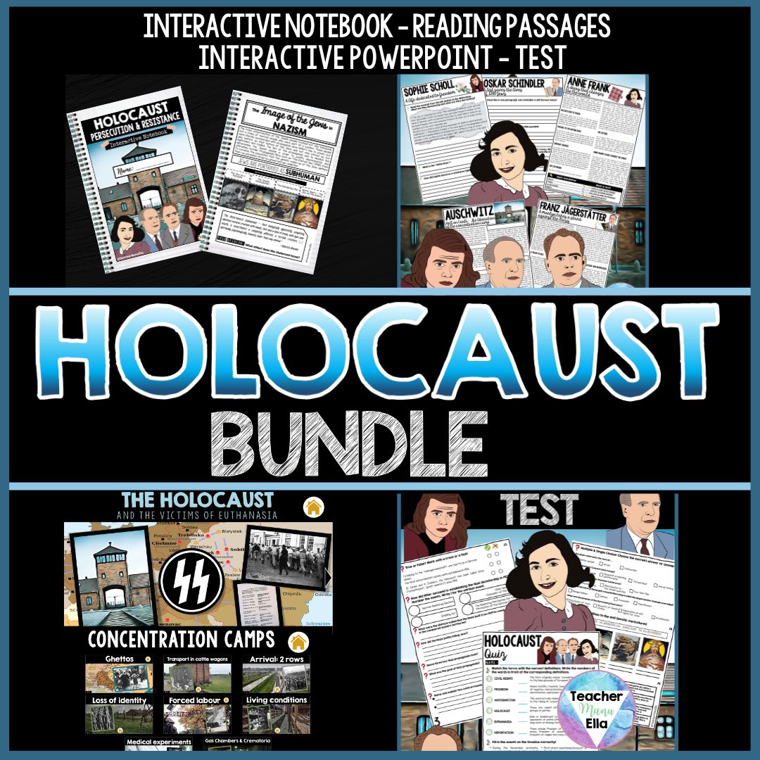 Holocaust Unit Study - Social Studies Teaching Resource for World History by Teachermanuella